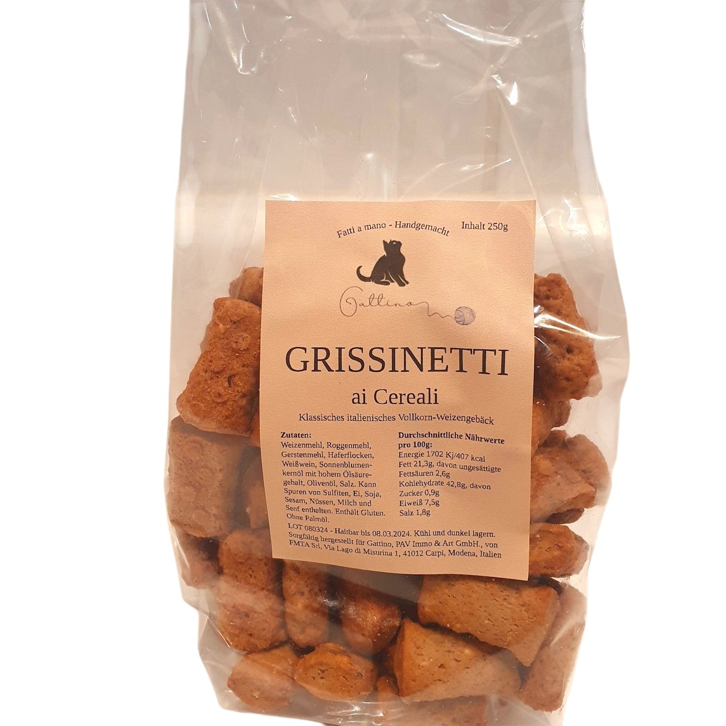 Grissinetti ai cereali